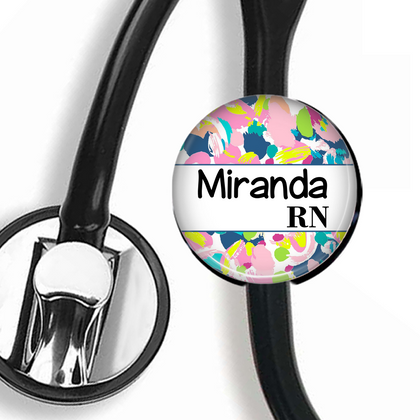 Stethoscope id Tag | Badges and Buttons Club