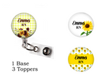 Interchangeable Bundle Set | Sunflower | Badge Reel