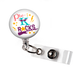 Pre-K Rocks | Badge Reel | NP020 - Badges and Buttons Club