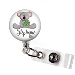Personalized Koala Bear | Badge Reel | P028 | Badges and Buttons Club