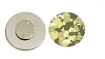 Magnetic Pin Back | Grey Camo | Badges and Buttons Club