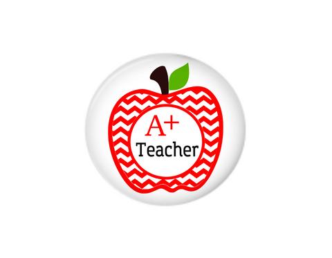 Button | A+ Teacher | Badges and Buttons Club