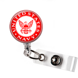 Badge Reel | Red Navy Symbol | NC016 - Badges and Buttons Club