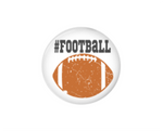 Button | Distressed Football | Badges and Buttons Club