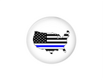 Button | US Back the Blue | Badges and Buttons Club