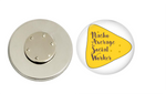 Magnetic Pin Back | Nacho your average Social Worker | Badges and Buttons Club