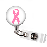 Badge Reel | Breast Cancer Awareness | White Background | P020 - Badges and Buttons Club