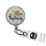 Lazy Sloth Badge Reel | P004 | Badges and Buttons Club