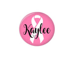 Button | Breast Cancer Awareness | Pink | Badges and Buttons Club
