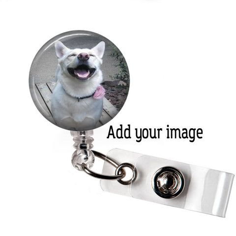 Custom Photo Badge Reel | Add Your Photo | Badge Reel Holder | Badges and Buttons Club