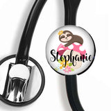 Interchangeable Personalized Stethoscope ID tag, S003 | Badges and Buttons Club