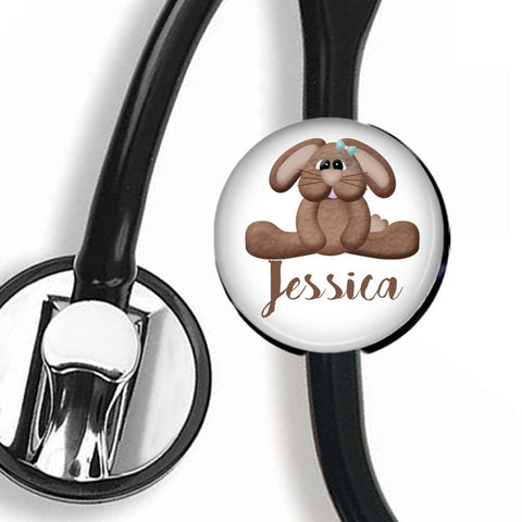 Interchangeable Personalized Stethoscope ID tag, S027 | Badges and Buttons Club