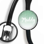 Interchangeable Personalized Stethoscope ID tag, S047 | Badges and Buttons Club