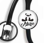 Interchangeable Personalized Stethoscope ID tag, S032 | Badges and Buttons Club