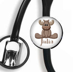 Interchangeable Personalized Stethoscope ID tag, S035 | Badges and Buttons Club