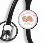 Interchangeable Stethoscope ID Tag, Nurse Stethoscope ID tag, SNS025 | Badges and Buttons Club