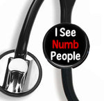 Interchangeable Stethoscope ID Tag, Nurse Stethoscope ID tag, SNS032 | Badges and Buttons Club