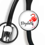 Interchangeable Personalized Stethoscope ID tag, S050 | Badges and Buttons Club